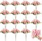 16 Bundles Artificial Peonies Bouquet – Realistic Silk Flowers with Stems for Table Centerpieces, Wedding Decor, and Bridal Floral Arrangements (Light Pink)